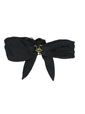 VDM The Label Bailey Pearl Reversible Bikini Top in Black